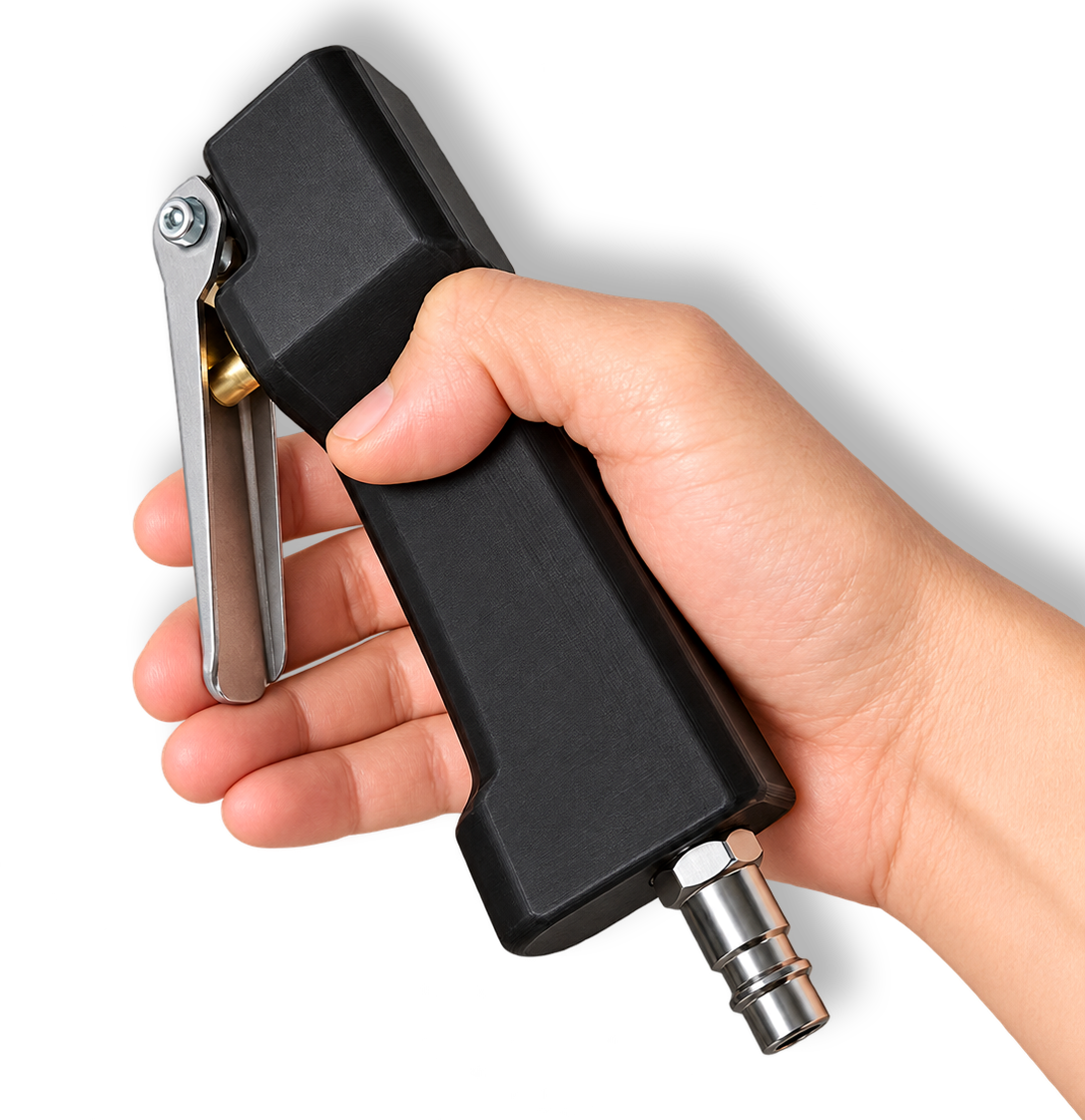 Pistola pneumatica con valvola e portata maggiorata per intonacatrici TENKA PA1 - Ricambi - image 1